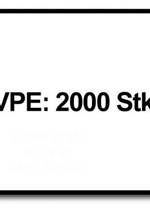 Vis pour cloisons sèches SPAX GIX-C 3,9 x 45 mm 2000 pièces (2x 1791170390456) tête de fraisage affûtée à filetage complet fente cruciforme phosphatée pointe d'aiguille H2