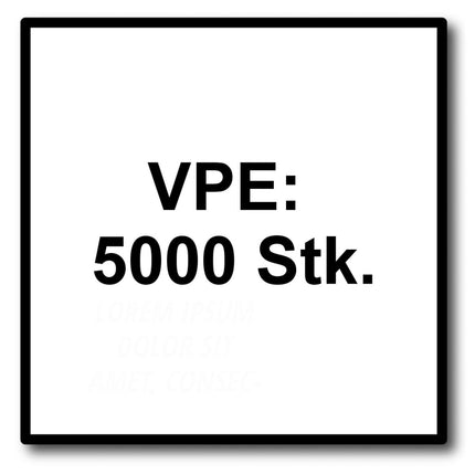 Vis pour cloisons sèches SPAX GIX-B 3,9 x 55 mm 5000 pièces (5x 1891170390556) tête trompette à filetage complet pointe aiguille fente cruciforme H2