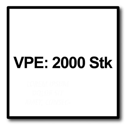 Vis pour cloisons sèches SPAX GIX-B 3,9 x 35 mm 2000 pièces (2x 1891170390356) pointe aiguille filetage complet tête trompette pointe aiguille fente cruciforme H2