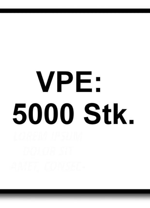 Vis pour cloisons sèches SPAX GIX-B 3,9 x 25 mm 5000 pièces (5x 1891170390256) tête trompette à filetage complet pointe aiguille fente cruciforme H2