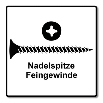 SPAX GIX-A 3,9 x 45 mm Vis pour cloisons sèches - 2000 pièces (2x 1091170390456)