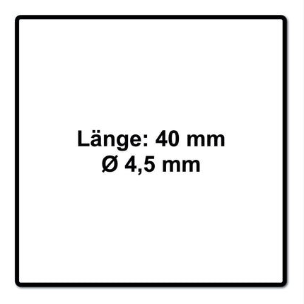 SPAX Vis universelle 4,5 x 40 mm - Filetage partiel - Tête fraisée T-STAR plus - 4Cut - WIROX - 400 pcs. (2x 0191010450403)
