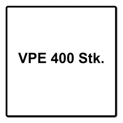 SPAX Vis universelle 4,5 x 40 mm - Filetage partiel - Tête fraisée T-STAR plus - 4Cut - WIROX - 400 pcs. (2x 0191010450403)