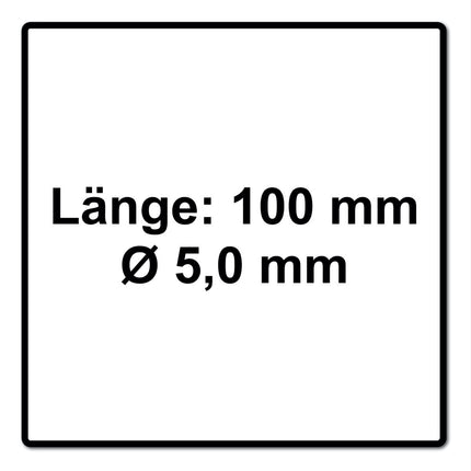 SPAX Vis universelle 5,0 x 100 mm - Filetage partiel - Tête fraisée T-STAR plus - 4Cut - WIROX - 500 pcs. (5x 0191010501003)