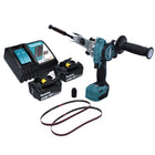 Makita DBS 180 RM Akku Bandfeile 18 V 9 x 533 mm Brushless + 2x Akku 4,0 Ah + Ladegerät - Toolbrothers