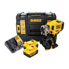 Cloueur à bobine DeWalt DCN 45 RNM2 18 V 19 - 44 mm sans balais + 2x batterie 4,0 Ah + chargeur + TSTAK