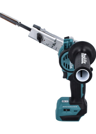 Makita DBS 180 RT Ponceuse à bande sans fil 18 V - 9 x 533 mm - Brushless + 1x Batterie 5,0 Ah + Makpac - sans chargeur