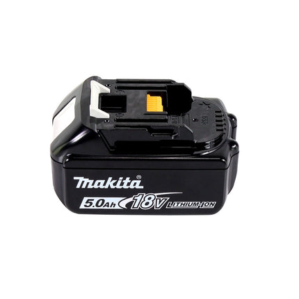 Makita DBS 180 T1J lime à bande sans fil 18 V 9 x 533 mm Brushless + 1x batterie 5,0 Ah + Makpac - sans chargeur