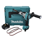 Makita DBS 180 RT Ponceuse à bande sans fil 18 V - 9 x 533 mm - Brushless + 1x Batterie 5,0 Ah + Makpac - sans chargeur