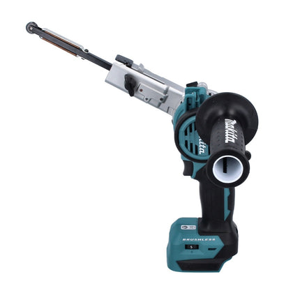 Makita DBS 180 G1J Lime à bande sans fil 18 V 9 x 533 mm Brushless + 1x batterie 6,0 Ah + Makpac - sans chargeur