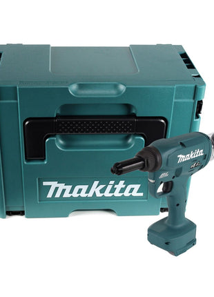 Makita DRV 250 ZJ remachadora a batería 18 V 20 kN sin escobillas + Makpac - sin batería, sin cargador