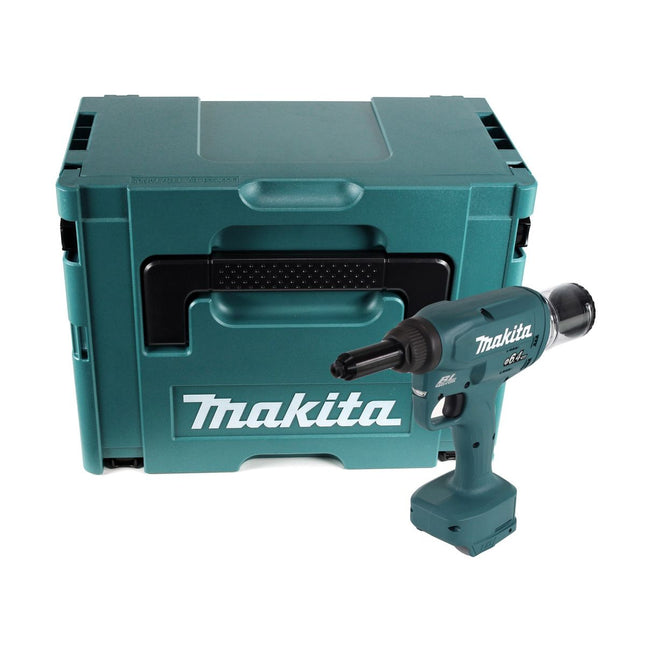 Makita DRV 250 ZJ Riveteuse sans fil, sans balai 18 V 20 kN + Coffret Makpac - sans batterie, sans chargeur