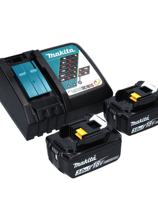 Makita DRV 250 RFJ remachadora a batería 18 V 20 kN sin escobillas + 2x batería 3,0 Ah + cargador + Makpac