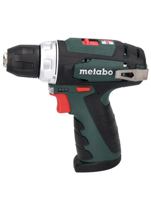 Metabo PowerMaxx BS Basic Set taladro/destornillador inalámbrico 10,8 V 34 Nm (600080880) + 2x batería 2,0 Ah + cargador + juego de brocas de 64 piezas + 1x máscara FFP2 + estuche