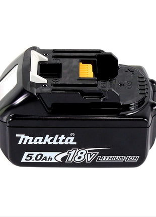 Makita DRV 250 T1J remachadora a batería 18 V 20 kN sin escobillas + 1x batería 5,0 Ah + Makpac - sin cargador