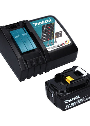 Makita DRV 250 RT1J Outil de pose de rivets aveugles sans fil 18 V 20 kN brushless + 1x Batterie 5.0 Ah + Chargeur + Makpac