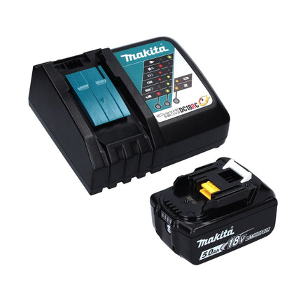 Makita DRV 250 RT1J Outil de pose de rivets aveugles sans fil 18 V 20 kN brushless + 1x Batterie 5.0 Ah + Chargeur + Makpac