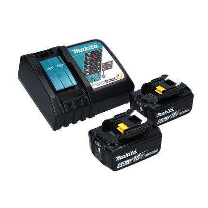Makita DRV 250 RTJ Outil de pose de rivets aveugles sans fil 18 V 20 kN brushless + 2x Batteries 5.0 Ah + Chargeur + Makpac