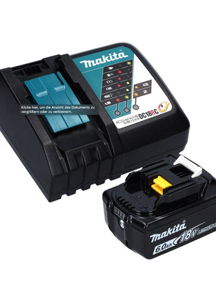 Makita DRV 250 RG1J remachadora a batería 18 V 20 kN sin escobillas + 1x batería 6,0 Ah + cargador + Makpac