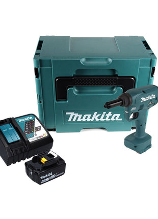 Makita DRV 250 RG1J remachadora a batería 18 V 20 kN sin escobillas + 1x batería 6,0 Ah + cargador + Makpac