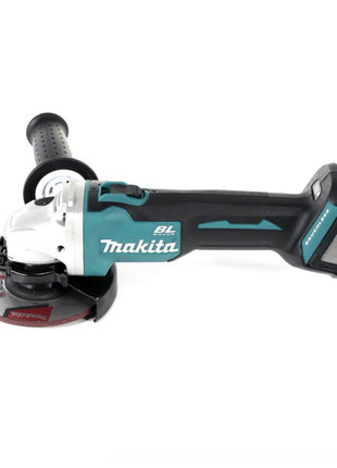 Makita DLX 2334 J Kit Kombo sans fil 18 V : 1x DHP 485 50 Nm sans balai + 1x DGA 504 125 mm sans balai + 3x Batteries 3,0 Ah + Chargeur + Coffret Makpac