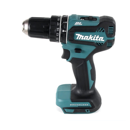 Makita DLX 2334 J Kit Kombo sans fil 18 V : 1x DHP 485 50 Nm sans balai + 1x DGA 504 125 mm sans balai + 3x Batteries 3,0 Ah + Chargeur + Coffret Makpac