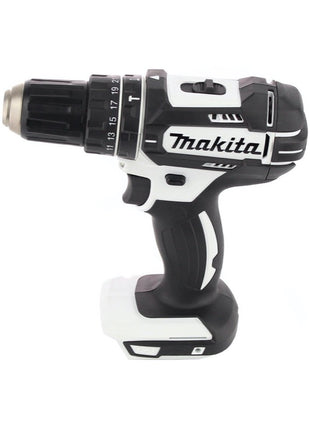 Makita DLX 2131 J kit combinado de batería 18 V con DHP 482 blanco 62 Nm + DTD 152 165 Nm + 2x batería 3,0 Ah + cargador + Makpac