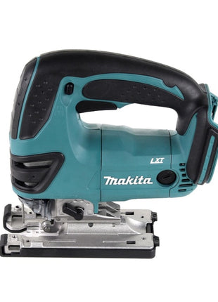 Makita DHP 482 STMX Akku Schlagbohrschrauber 18 V 62 Nm + DJV 180 Stichsäge + DGA 504 Winkelschleifer 125 mm + 2x Akku 5,0 Ah + Ladegerät + 2x Makbox + Rollbrett