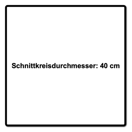 Metabo FSD 36-18 LTX BL 40 Débroussailleuse sans fil 36 V ( 2x 18 V ) Poignée ronde Brushless Solo ( 601610850 ) - sans batterie, sans chargeur