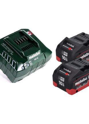 Metabo AHS 18-65 V 18 V Taille-haie sans fil 63 cm + 2x Batteries 10,0 Ah + Chargeur