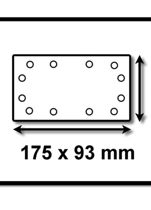 Festool Schleifschuh SSH STF 93 x 175/8 2 Stück ( 2x 483905 ) für Rutscher RS 300, RS 3, LRS 93 - Toolbrothers