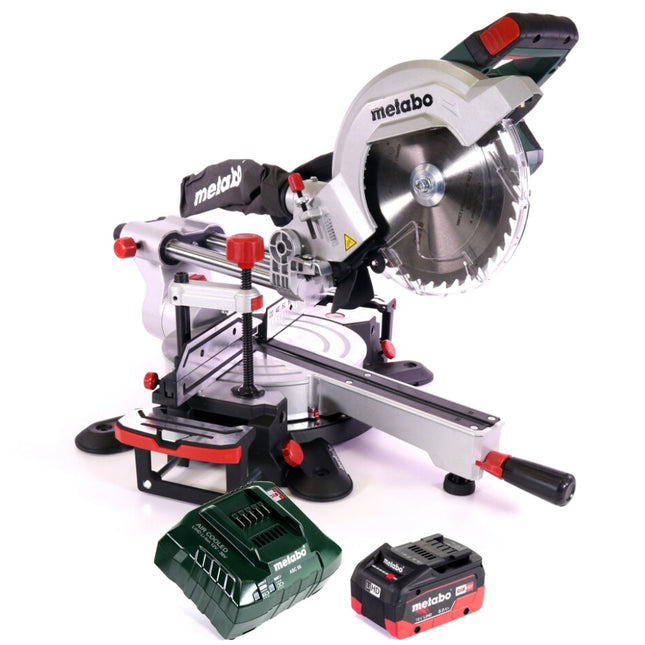 Scie à découper sans fil Metabo KGS 18 LTX 216 18 V 216 mm + 1 batterie 8,0 Ah + chargeur