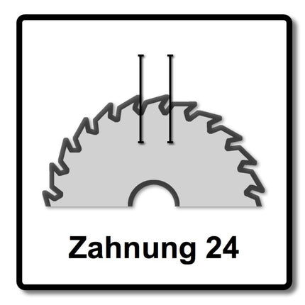Festool Panther lame de scie circulaire set 2x PW24 254 x 2,4 x 30 mm ( 2x 575974 ) pour TKS 80 scie circulaire à table