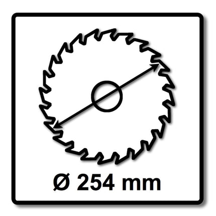 Festool Panther lame de scie circulaire set 3x PW24 254 x 2,4 x 30 mm ( 3x 575974 ) pour TKS 80 scie circulaire de table