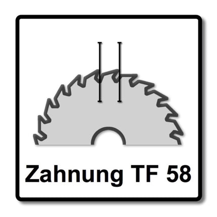 Festool Jeu de lames de scie circulaire spéciales TF58 3x 190 x 2,6 mm 190 mm ( 3x 492051 ) 58 dents