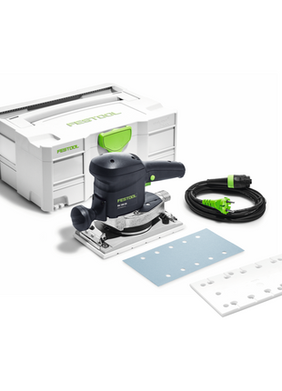 Festool RS 100 CQ-Plus patin à engrenages 520 W 115 x 221 mm + 1x patin de ponçage + Systainer