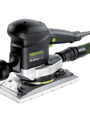 Festool RS 100 CQ-Plus patin à engrenages 520 W 115 x 221 mm + 1x patin de ponçage + Systainer