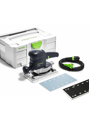 Festool RS 100 CQ-Plus patin à engrenages 520 W 115 x 221 mm + 1x patin de ponçage + Systainer