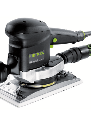 Festool RS 100 CQ-Plus patin à engrenages 520 W 115 x 221 mm + 1x patin de ponçage + Systainer