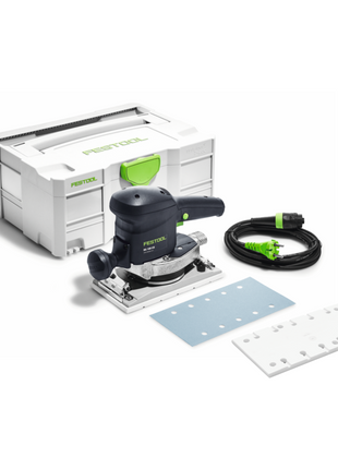 Festool RS 100 CQ-Plus patin à engrenages 520 W 115 x 221 mm + 1x patin de ponçage + Systainer