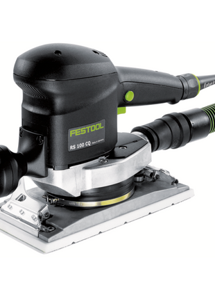 Festool RS 100 CQ-Plus patin à engrenages 520 W 115 x 221 mm + 1x patin de ponçage + Systainer