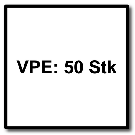 HECO MULTI MONTI plus F Vis d'ancrage 6,0x100mm, Vis à béton, Tête fraisée, T-Drive, Zinguée bleue, A2K, 50 pcs. (48503)