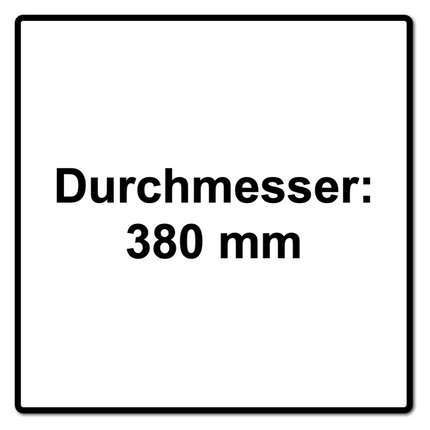 Makita Lame 380 mm pour Tondeuse à gazon sans fil DLM 382  (191D41-2)