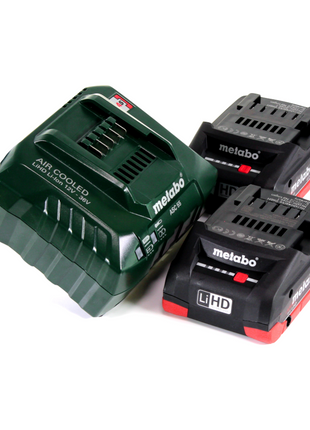 Metabo BS 18 LTX BL I perceuse-visseuse sans fil 18 V 120 Nm + 2x batteries 4,0 Ah + chargeur + métaBOX