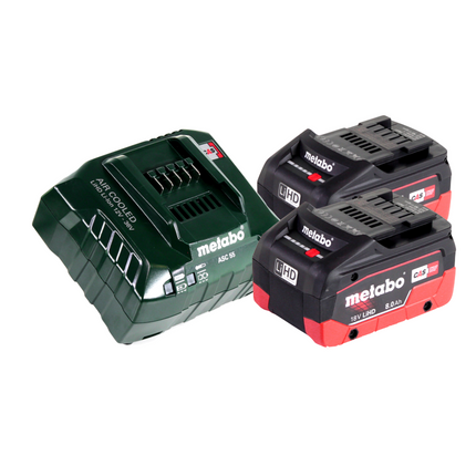 Metabo BS 18 LTX BL I perceuse-visseuse sans fil 18 V 120 Nm + 2x batteries 8,0 Ah + chargeur + métaBOX
