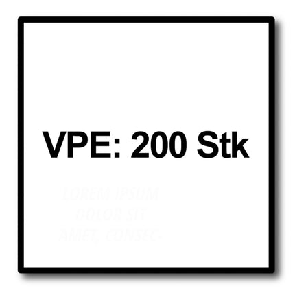 HECO MULTI MONTI plus MS Vis d’ancrage, 7,5 x 50 mm, Vis à béton, Tête ronde plate, T-Drive, Zinguée blanc, A2K - 200 pcs. (2x 49856)