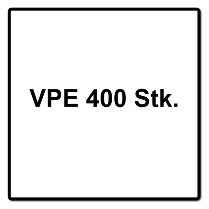 HECO MULTI MONTI plus F Vis d'ancrage, 6,0 x 40mm, Vis à béton, Tête fraisée, Zingué bleu, A2K, 400 pcs. (4x 49860)