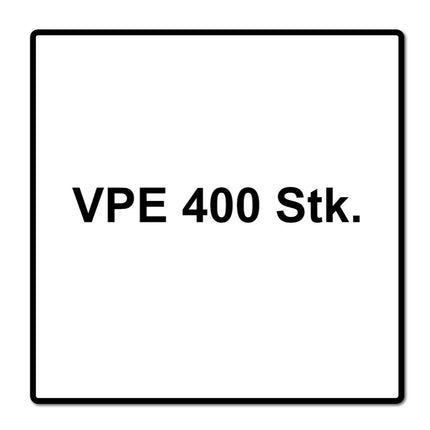 HECO MULTI MONTI plus MS vis d'ancrage 7,5 x 40 mm 400 pièces (4x 49854) vis à béton tête ronde plate T-Drive galvanisé bleu A2K