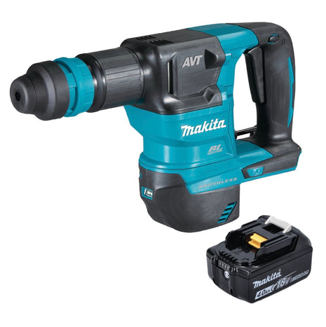 Makita DHK 180 M1 marteau burineur sur batterie 18 V 3,1 J SDS Plus Brushless + 1x batterie 4,0 Ah - sans chargeur