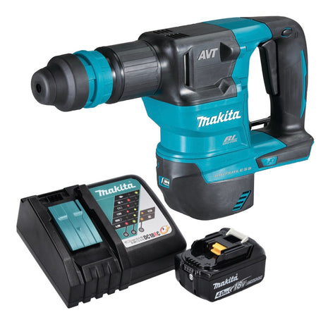 Makita DHK 180 RM1 marteau burineur sur batterie 18 V 3,1 J SDS Plus sans balais + 1x batterie 4,0 Ah + chargeur